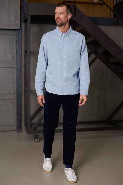 About Companions - KEN shirt mid blue - WERTE FREUNDE