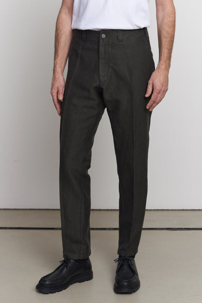 About Companions - JOSTHA trousers black olive - WERTE FREUNDE