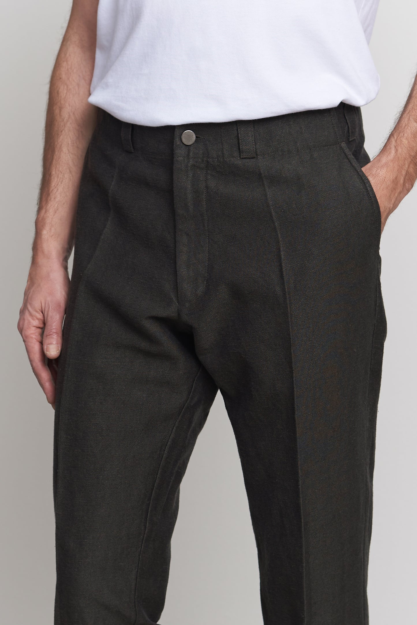 About Companions - JOSTHA trousers black olive - WERTE FREUNDE