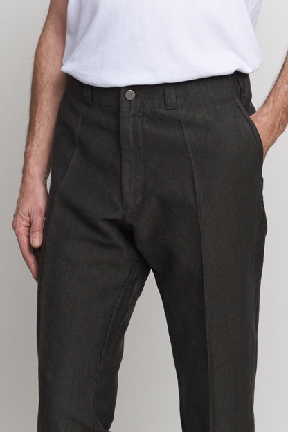 About Companions - JOSTHA trousers black olive - WERTE FREUNDE