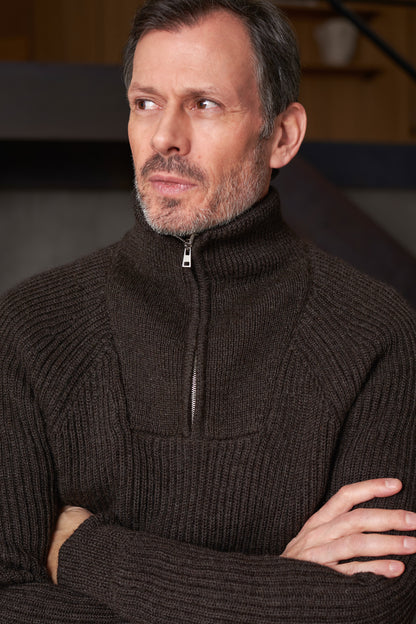 About Companions - NOLAN jumper brown - WERTE FREUNDE