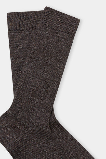 About Companions - Alpaca Socks brown - WERTE FREUNDE