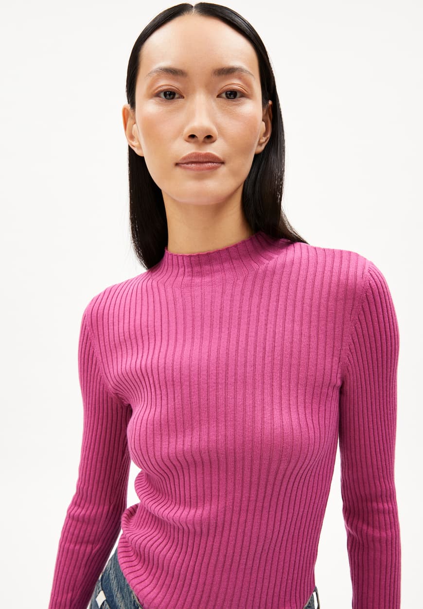 Armedangels - ALAANIA Strick Pullover crushed berry