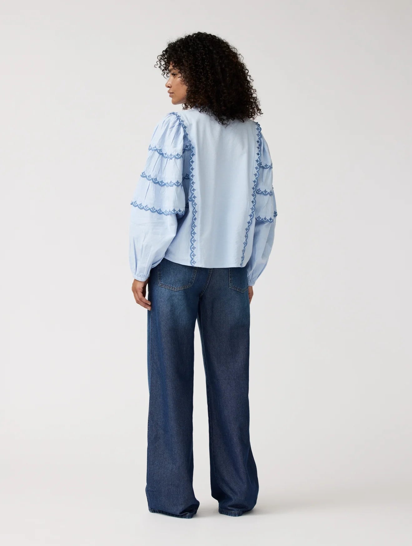 Alchemist - Milly Bluse Sky blue - WERTE FREUNDE