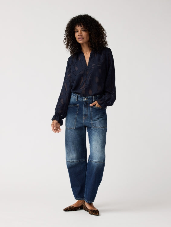 Alchemist - Ella Top Navy - WERTE FREUNDE