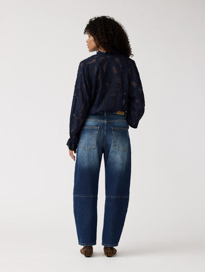 Alchemist - Ella Top Navy - WERTE FREUNDE