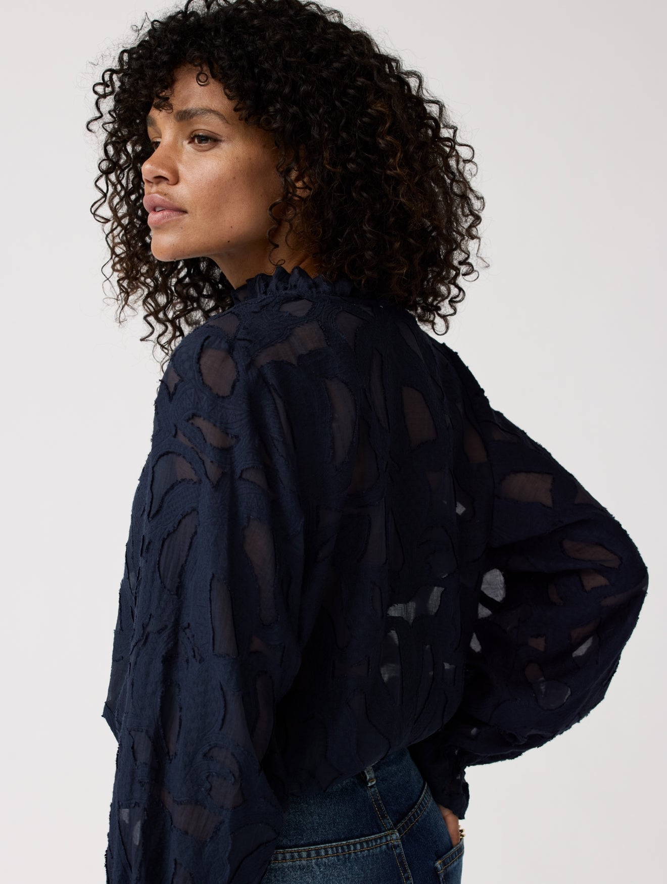 Alchemist - Ella Top Navy - WERTE FREUNDE