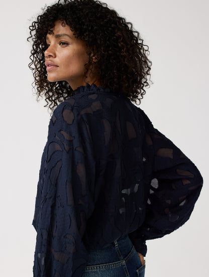 Alchemist - Ella Top Navy - WERTE FREUNDE