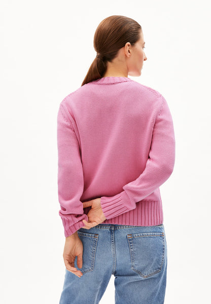 Armedangels - AMALIAAS COMPACT Strick Pullover Solid pink me up