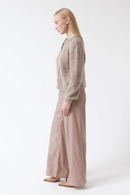 amt. - Galeta Cardigan Visone - WERTE FREUNDE