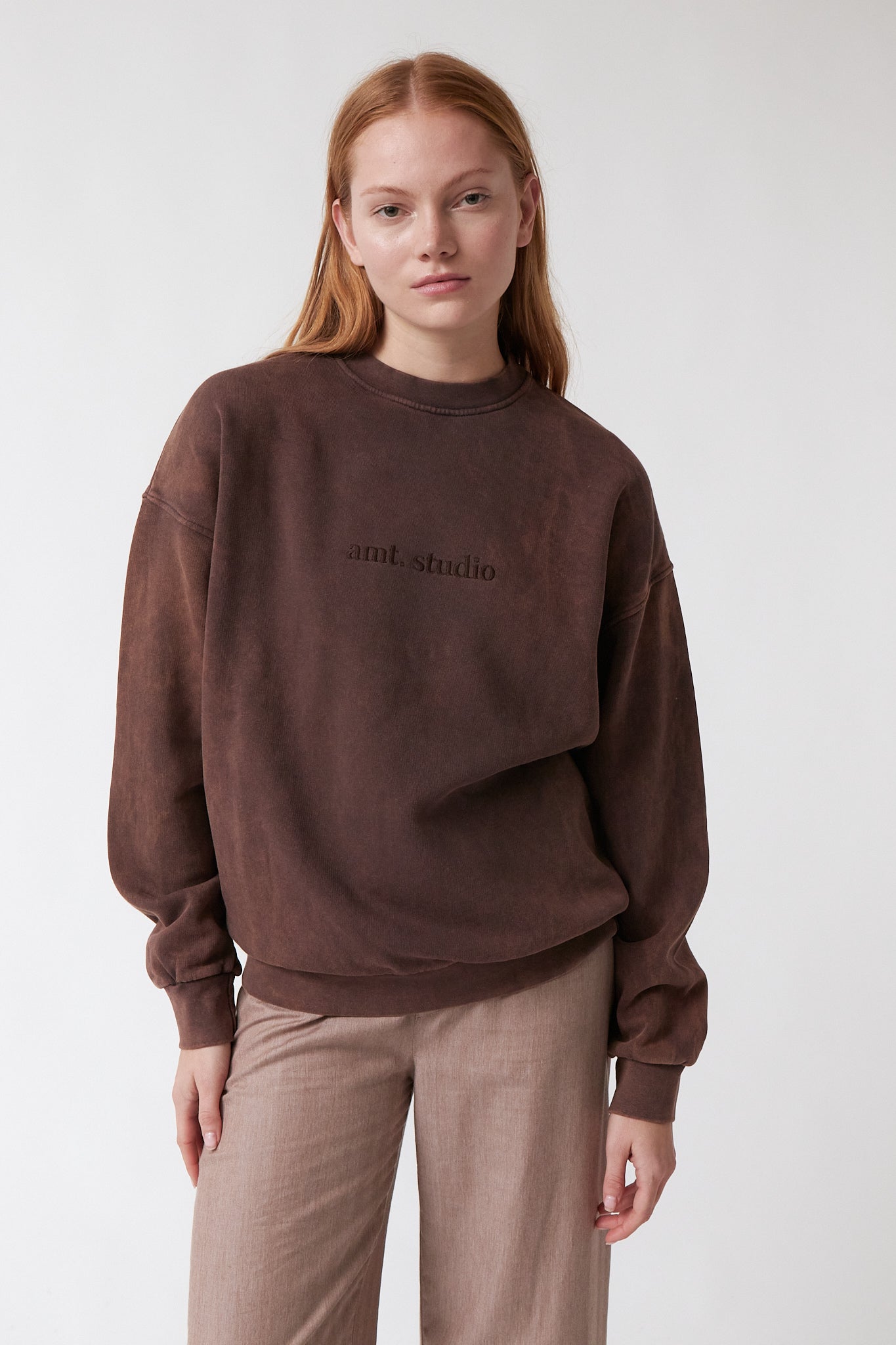 amt. - Acid Sweatshirt Brown - WERTE FREUNDE