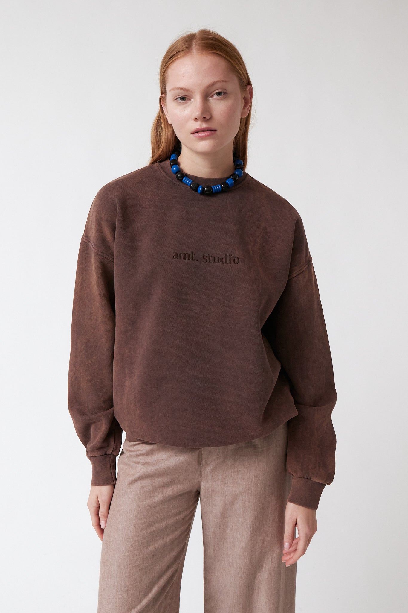 amt. - Acid Sweatshirt Brown - WERTE FREUNDE