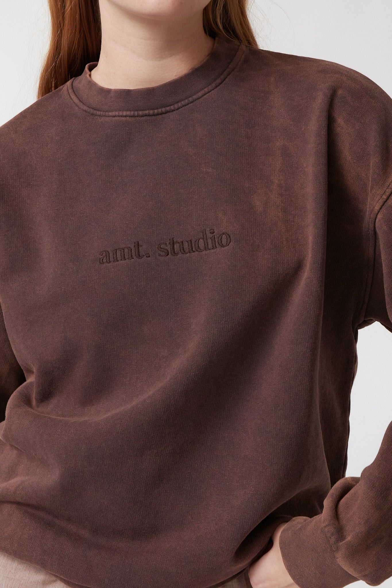 amt. - Acid Sweatshirt Brown - WERTE FREUNDE