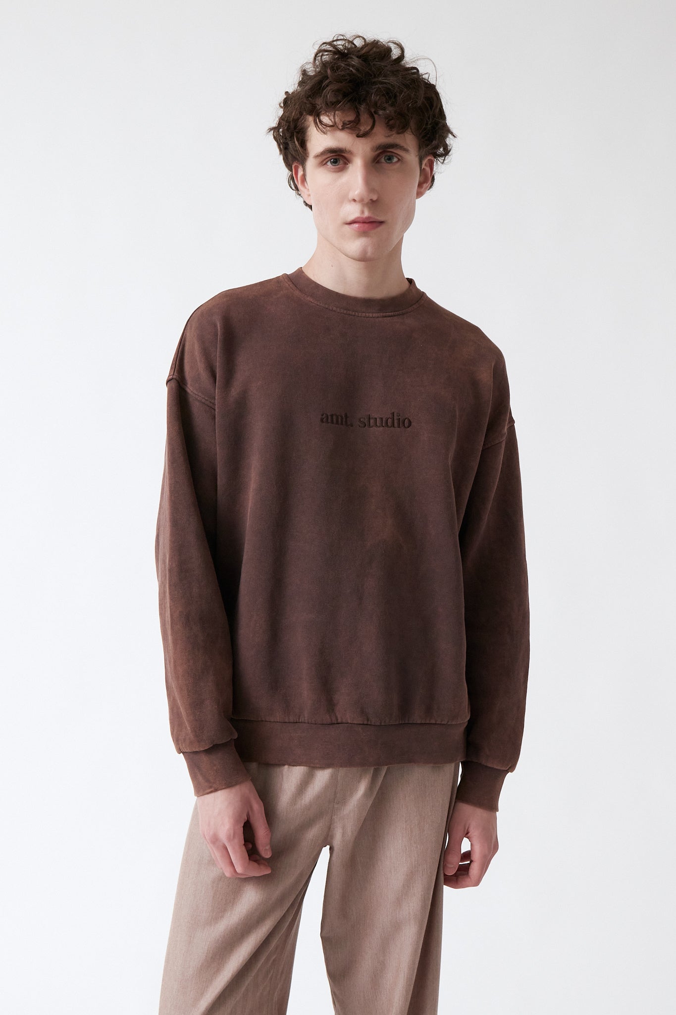 amt. - Acid Sweatshirt Brown - WERTE FREUNDE