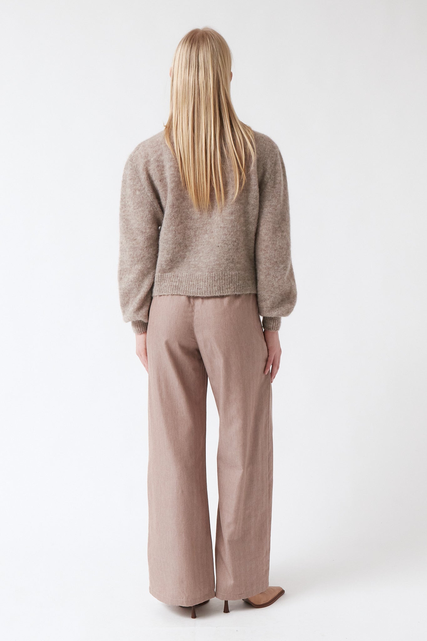 amt. - Galeta Cardigan Visone - WERTE FREUNDE