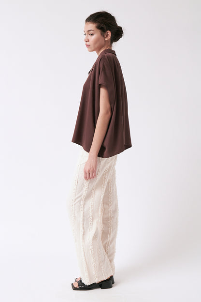 amt. - Lliri Shirt Brown - WERTE FREUNDE