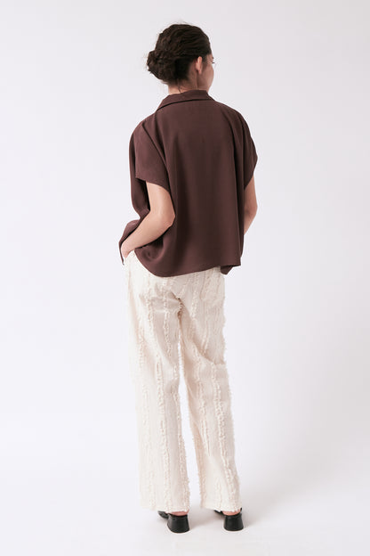 amt. - Lliri Shirt Brown - WERTE FREUNDE