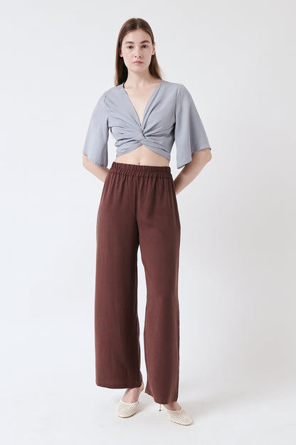 amt. - Orchid Pants Brown - WERTE FREUNDE