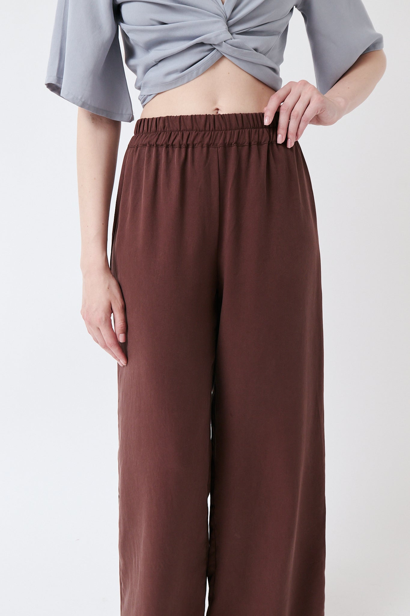 amt. - Orchid Pants Brown - WERTE FREUNDE