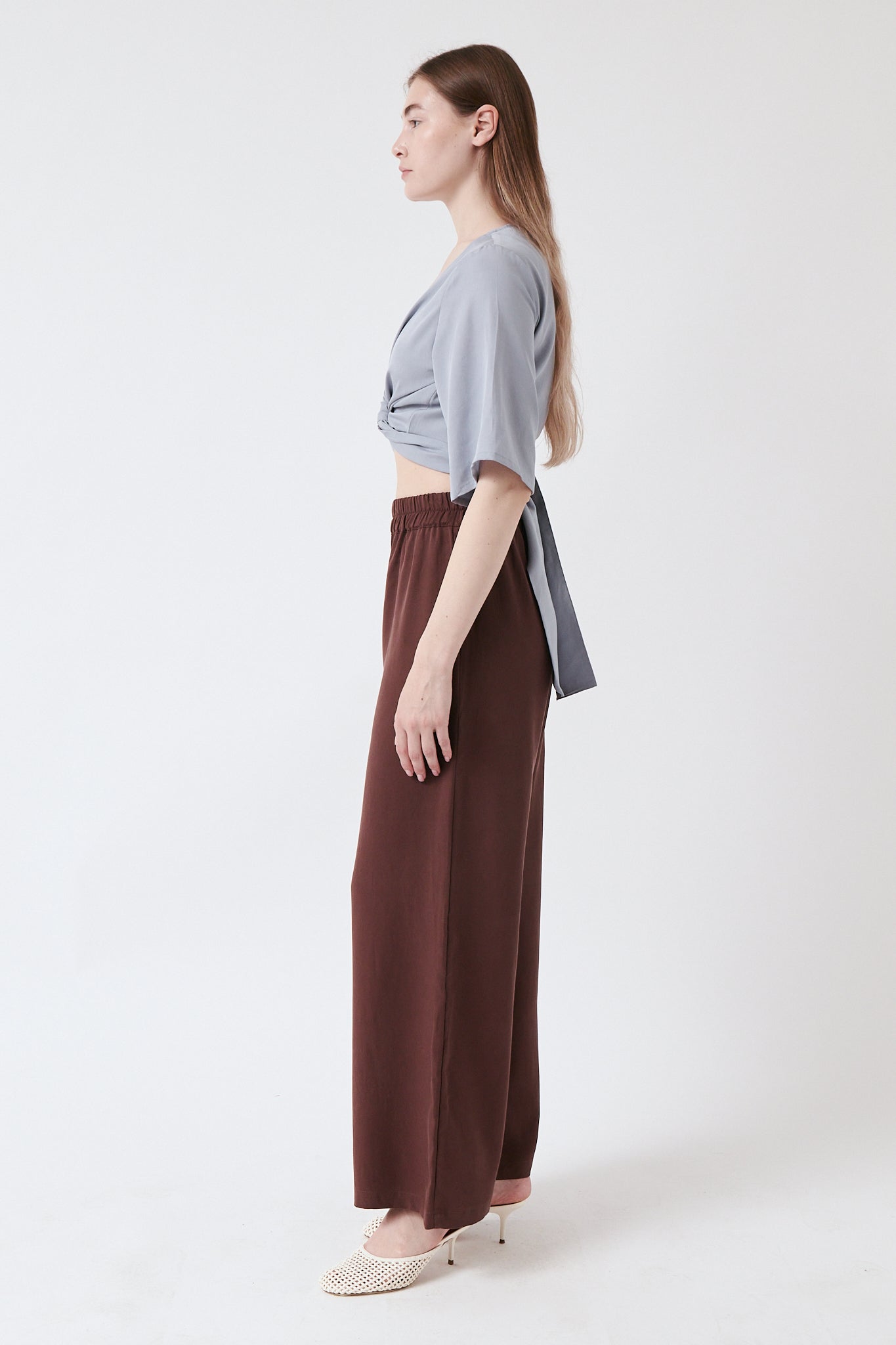 amt. - Orchid Pants Brown - WERTE FREUNDE
