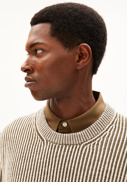 Armedangels - ANDRAAS Strick Pullover oatmilk-dried moss