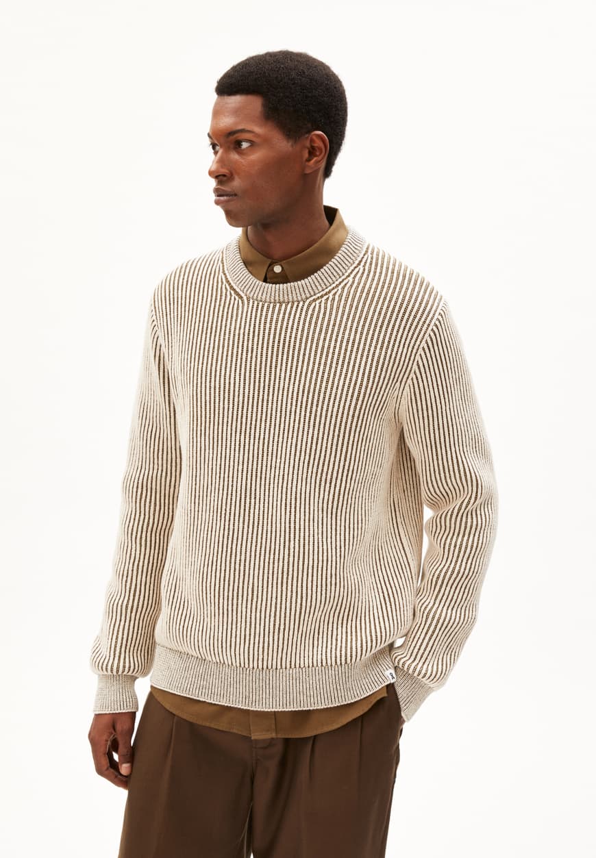 Armedangels - ANDRAAS Strick Pullover oatmilk-dried moss