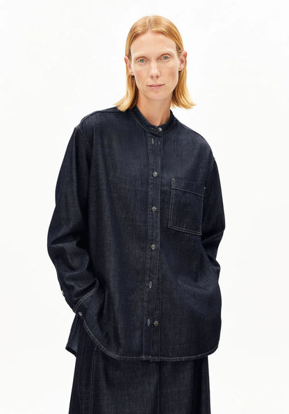 Armedangels - LOOSE JEANSBLUSE rinse - WERTE FREUNDE