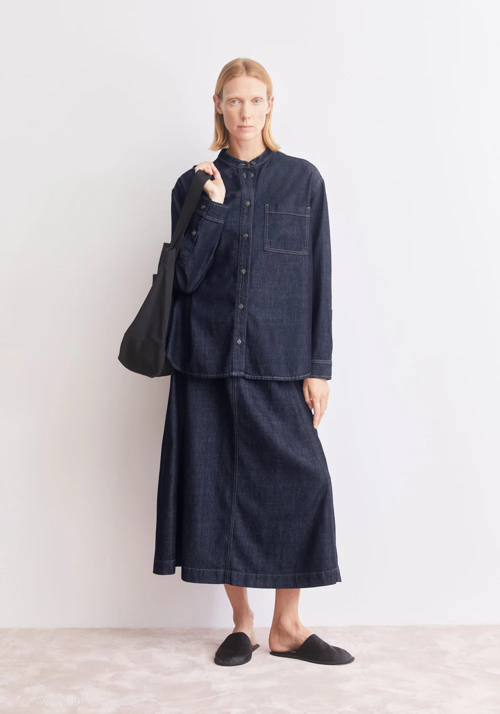 Armedangels - LOOSE JEANSBLUSE rinse - WERTE FREUNDE