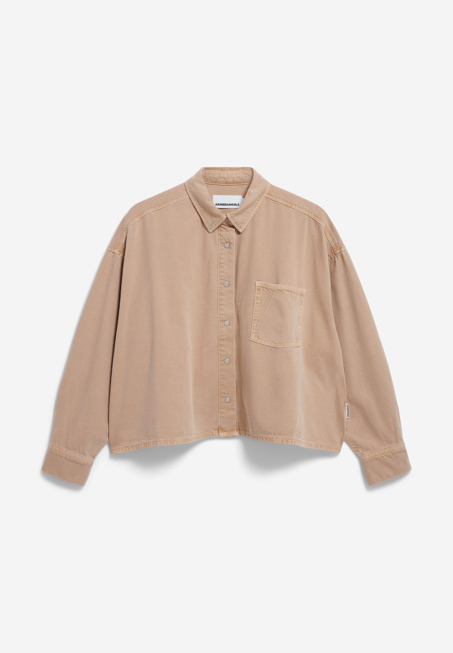 Armedangels - NALAANI Bluse langarm true camel - WERTE FREUNDE