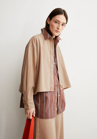 Armedangels - NALAANI Bluse langarm true camel - WERTE FREUNDE