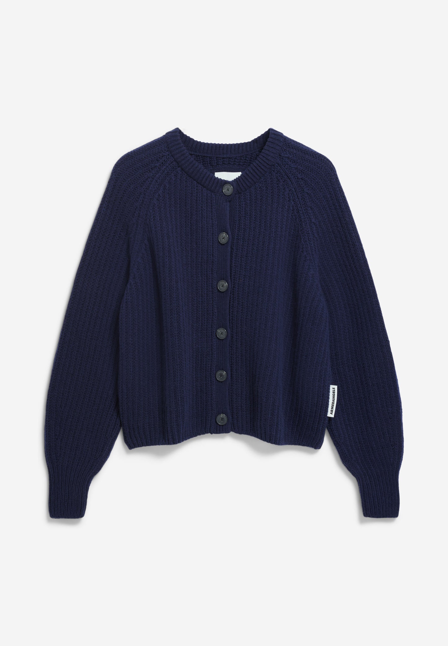 Armedangels - SELMAA Strick Cardigan tinted navy - WERTE FREUNDE