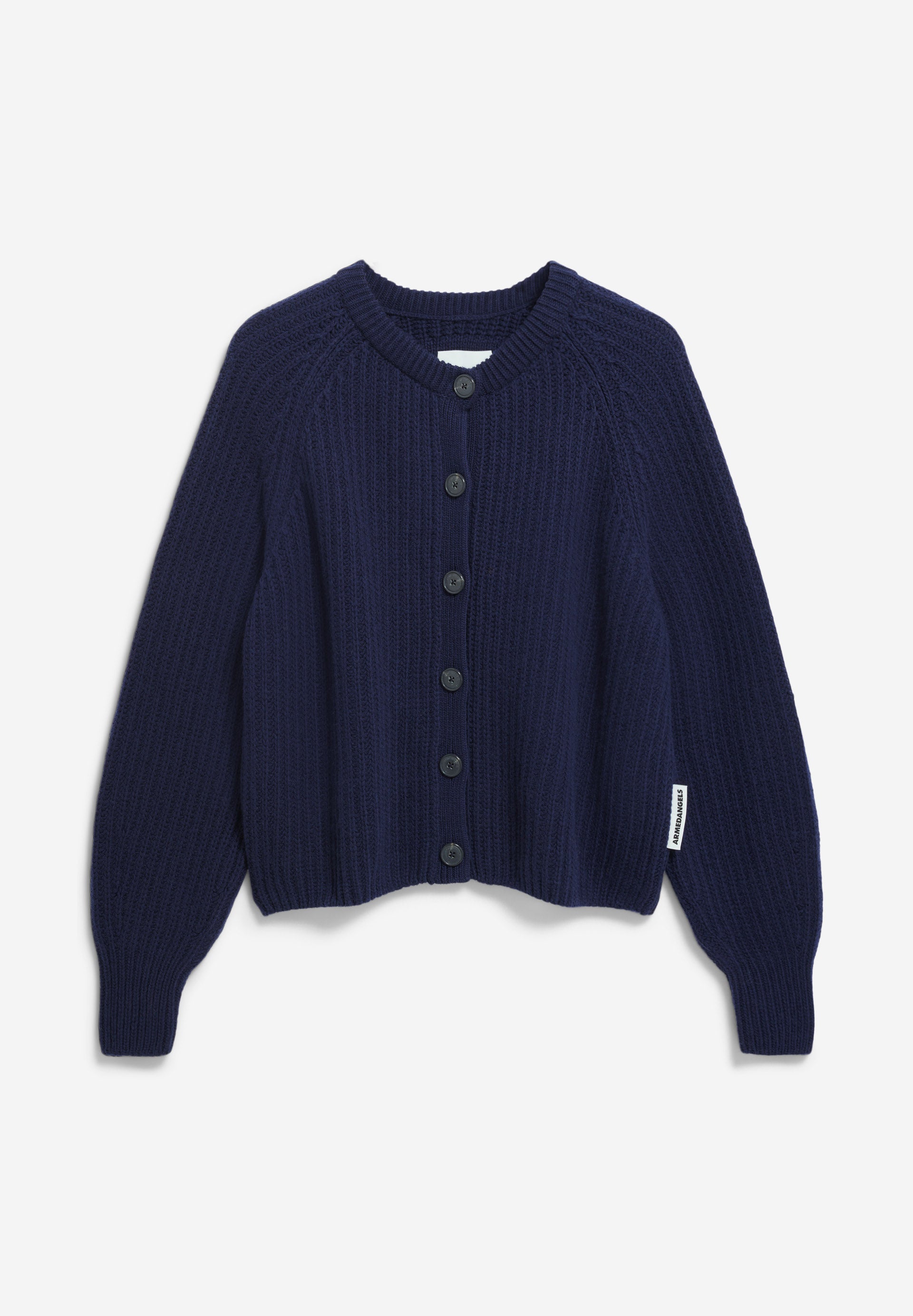 Armedangels - SELMAA Strick Cardigan tinted navy - WERTE FREUNDE