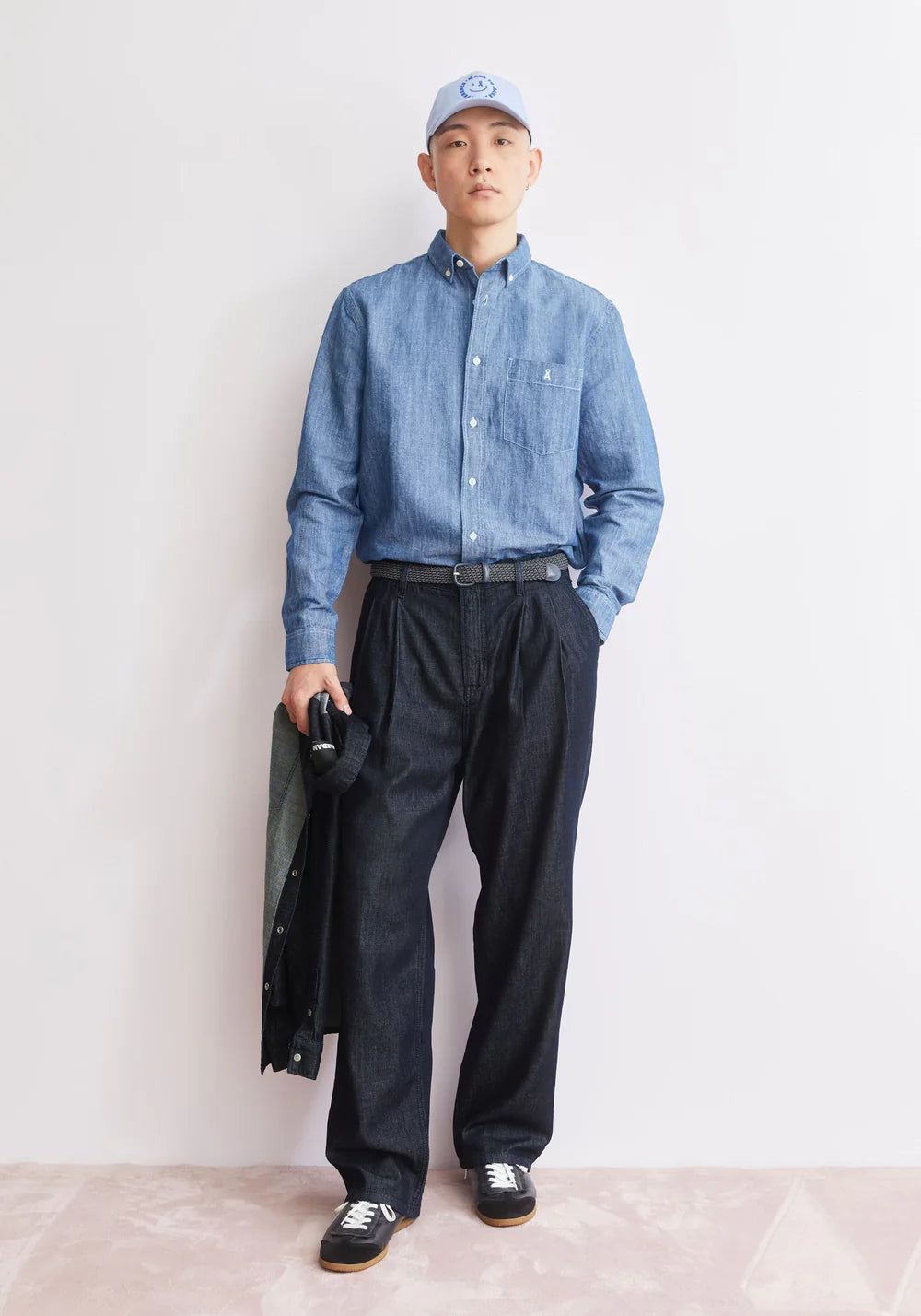Armedangels - CHAMBRAY-LEINEN LANGARMHEMD esla - WERTE FREUNDE