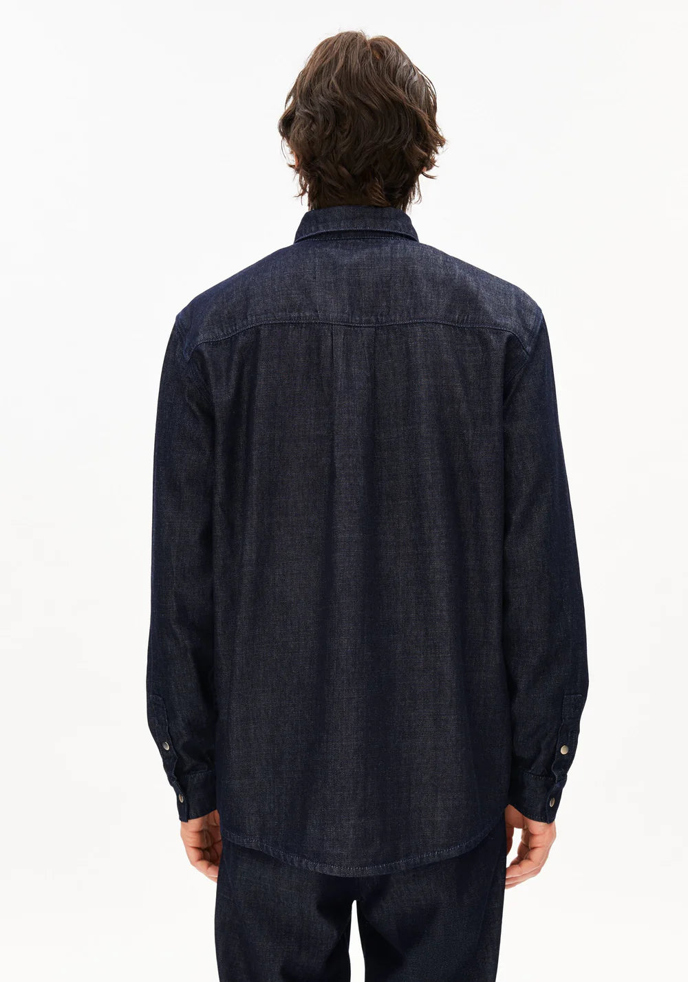 Armedangels - DUNKEL GEWASCHENES JEANSHEMD rinse - WERTE FREUNDE