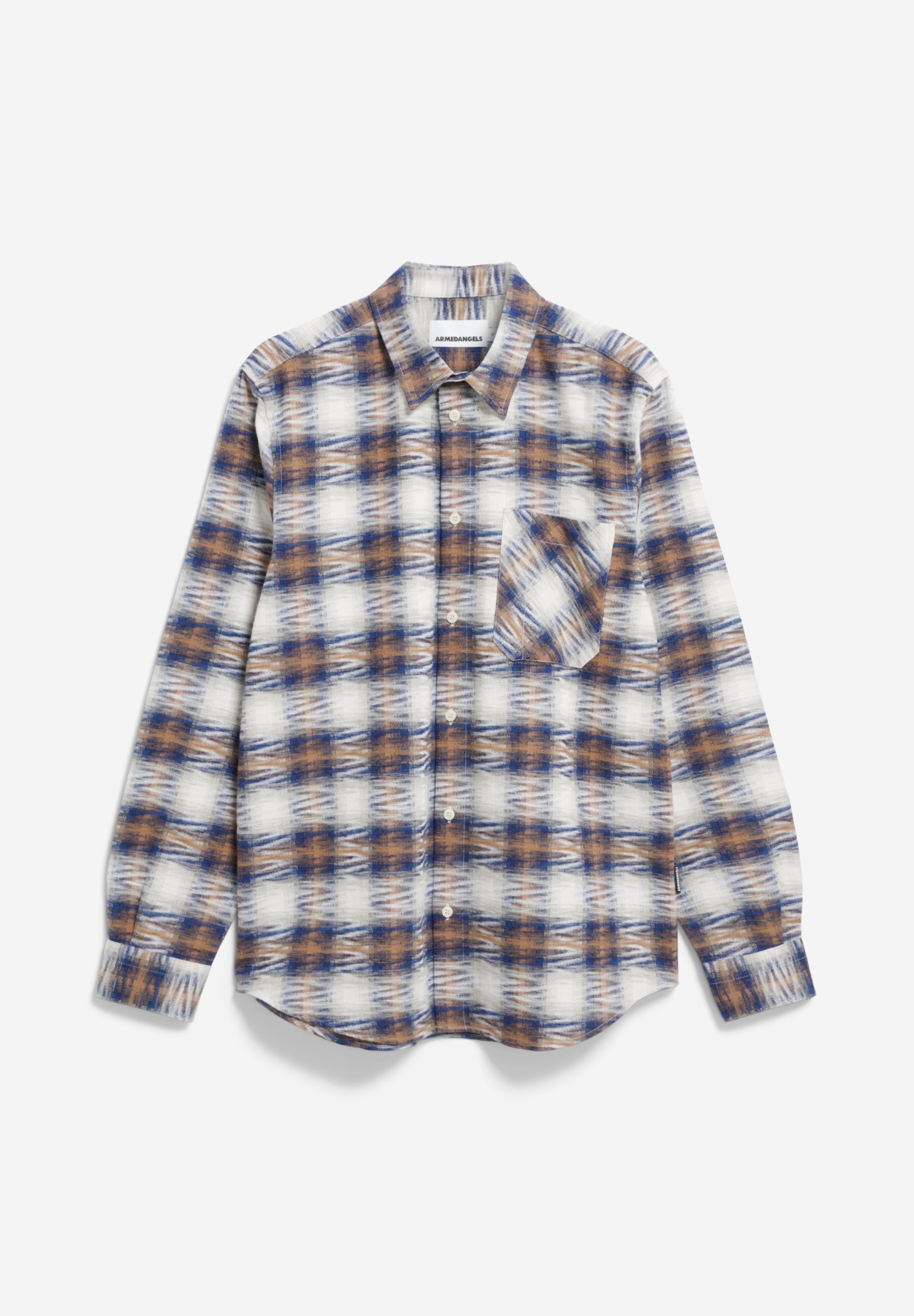 Armedangels - FAALIN Hemd langarm mystic swamp - WERTE FREUNDE