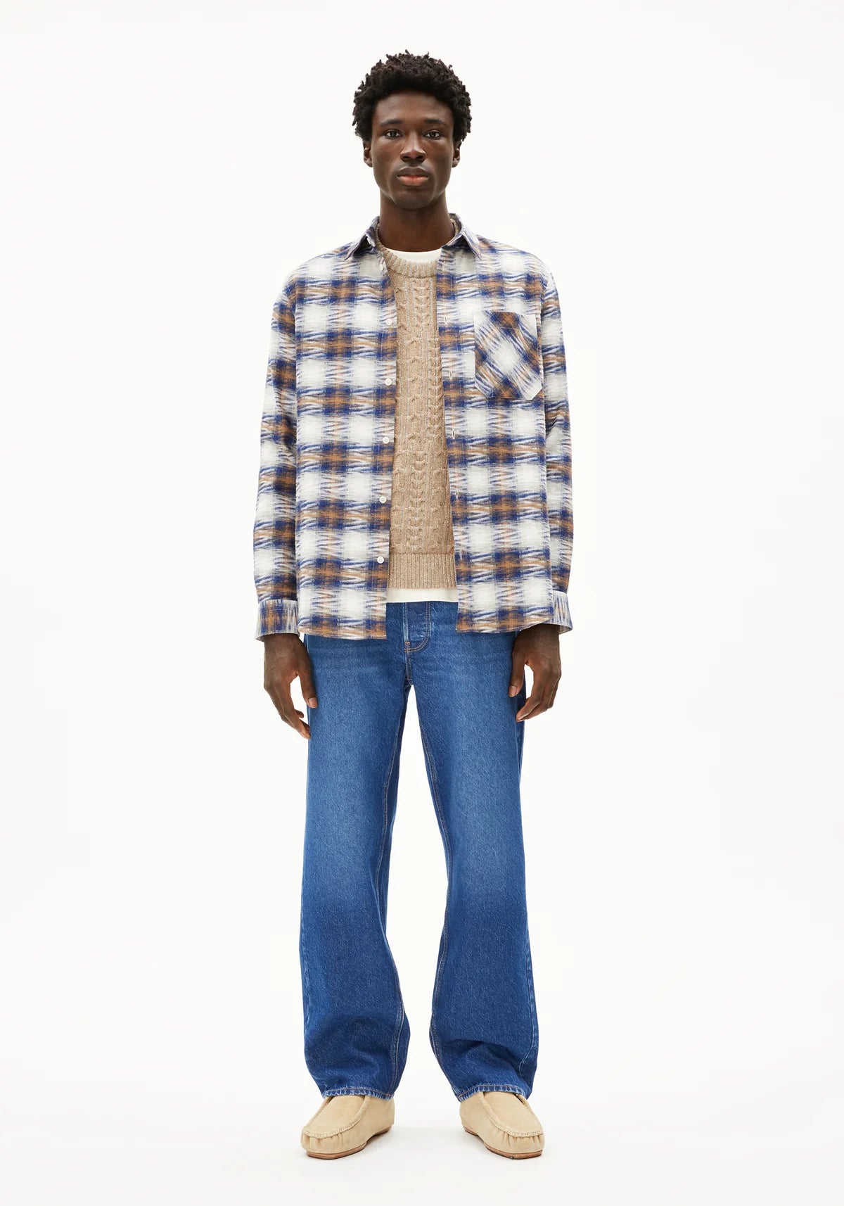 Armedangels - FAALIN Hemd langarm mystic swamp - WERTE FREUNDE