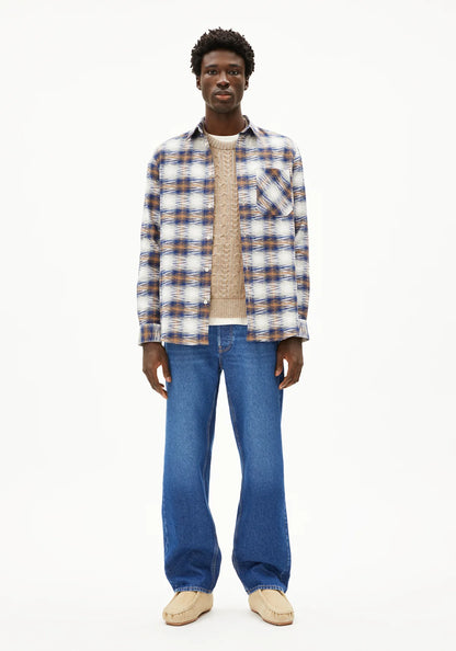 Armedangels - FAALIN Hemd langarm mystic swamp - WERTE FREUNDE