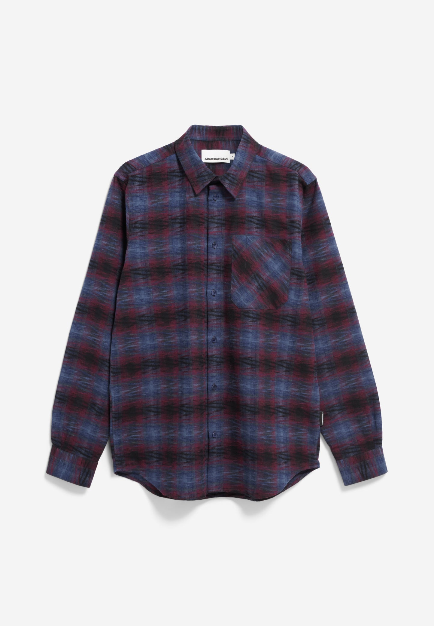 Armedangels - FAALIN Hemd langarm scarlet red - WERTE FREUNDE