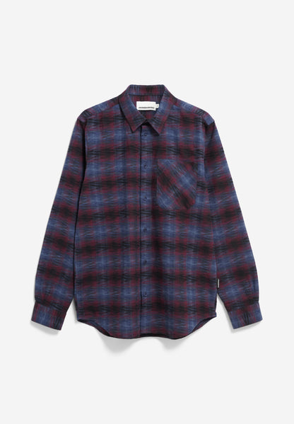 Armedangels - FAALIN Hemd langarm scarlet red - WERTE FREUNDE