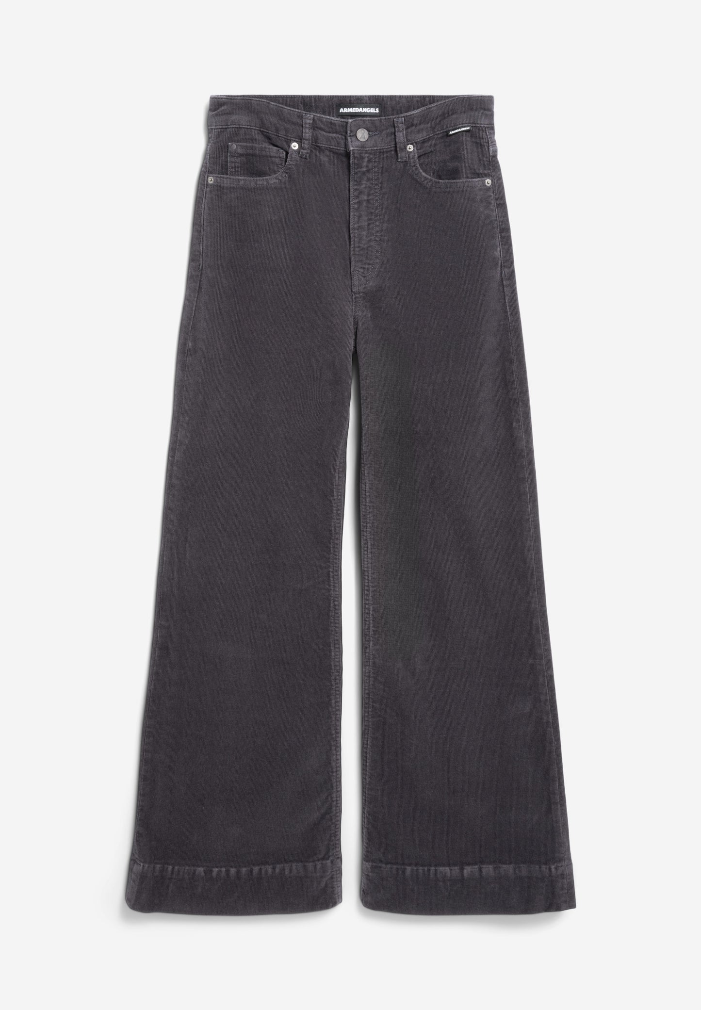 Armedangels - MURLIAA CORDUROY Hose Stoffhose dark steel - WERTE FREUNDE