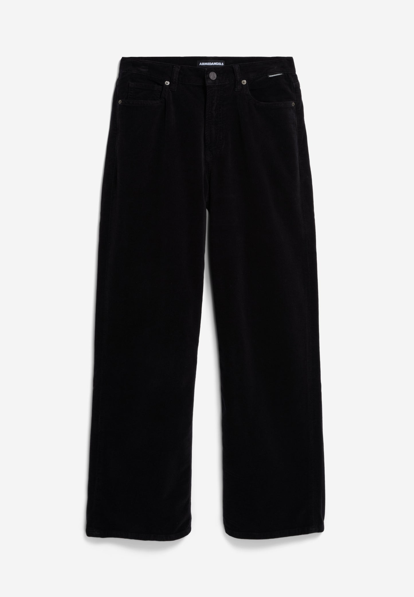 Armedangels - ENIJAA VELVET Hose Stoffhose black - WERTE FREUNDE