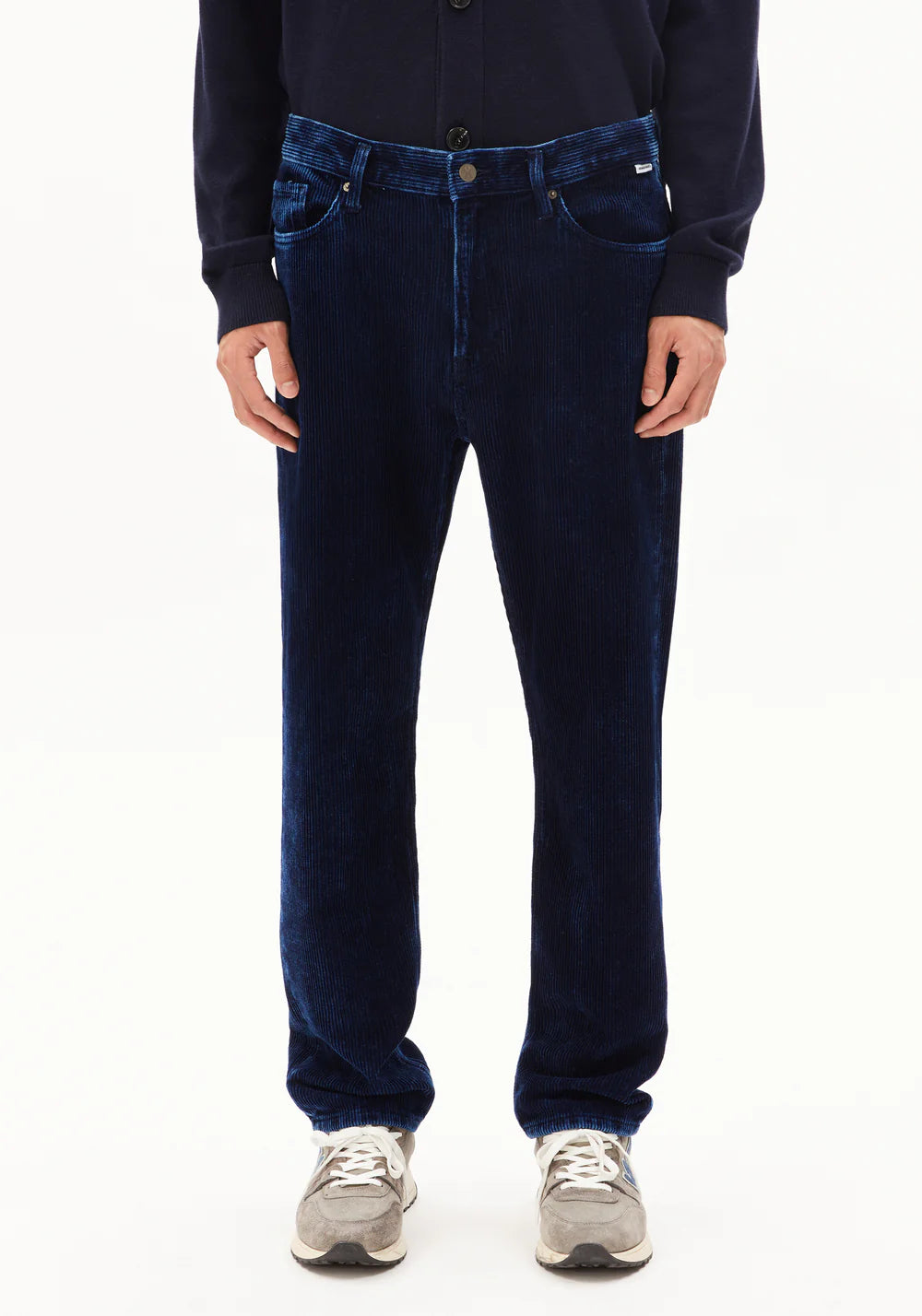 Armedangels - MAAKX INDIGO CORD Hose Stoffhose indigo corduroy - WERTE FREUNDE