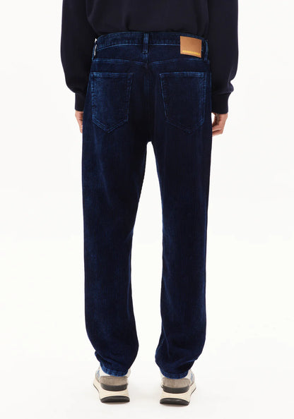 Armedangels - MAAKX INDIGO CORD Hose Stoffhose indigo corduroy - WERTE FREUNDE