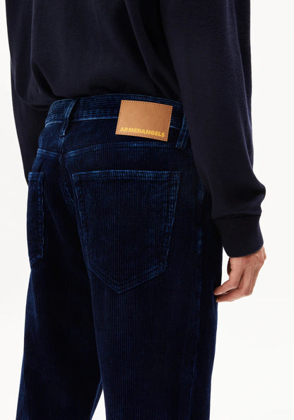 Armedangels - MAAKX INDIGO CORD Hose Stoffhose indigo corduroy - WERTE FREUNDE