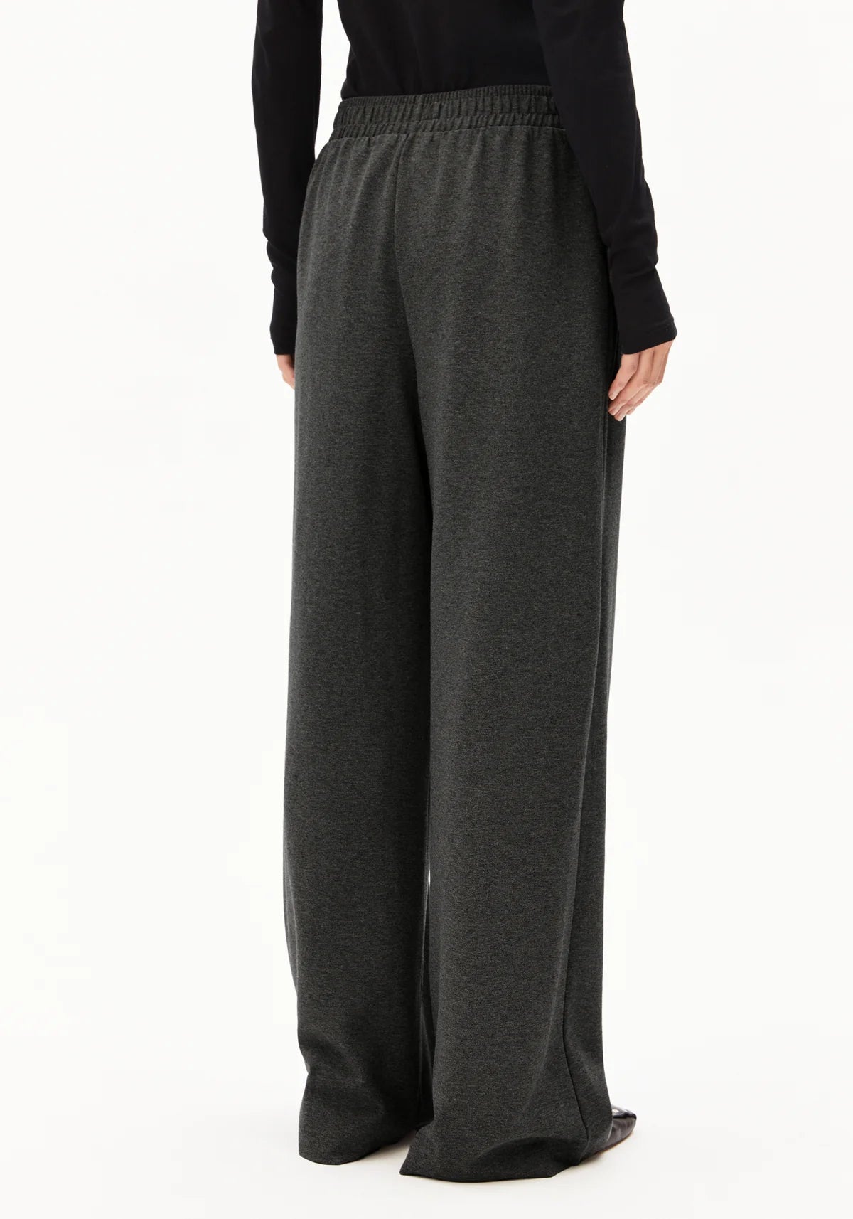 Armedangels - HIMAARI Hose Jersey steel melange - WERTE FREUNDE