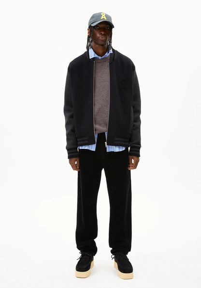 Armedangels - KEDAAWYAN Jacken/Outerwear Strick black-steel melange - WERTE FREUNDE