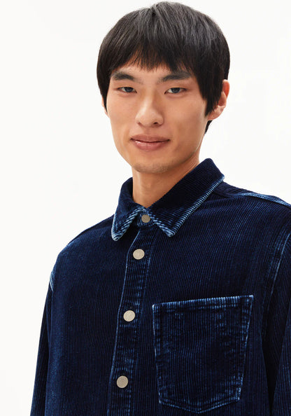 Armedangels - YUNAAI INDIGO CORD Jacken/Outerwear Overshirt indigo corduroy - WERTE FREUNDE