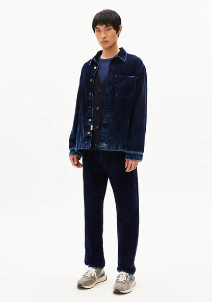 Armedangels - YUNAAI INDIGO CORD Jacken/Outerwear Overshirt indigo corduroy - WERTE FREUNDE