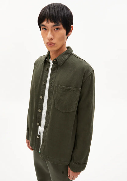 Armedangels - YUNAAI Jacken/Outerwear Overshirt forest pine - WERTE FREUNDE