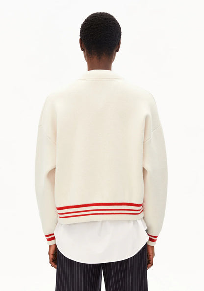 Armedangels - ICONIC Å BOMBERJACKE oatmilk-mars red - WERTE FREUNDE